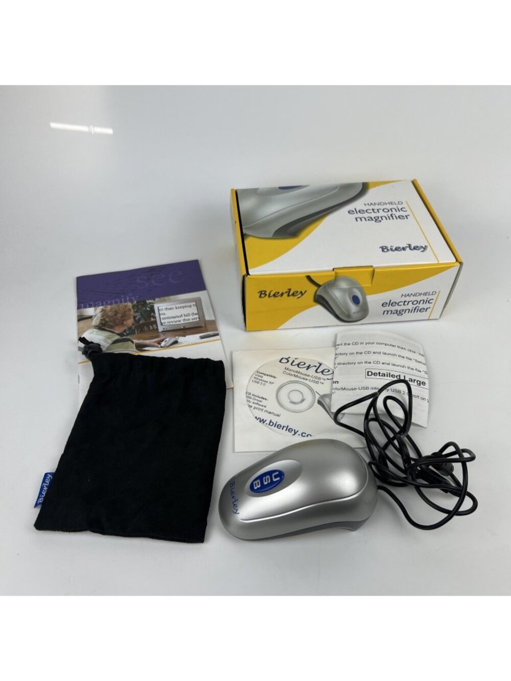 Bierley Electronic Magnifier Color mouse USB - Picture 1 of 5